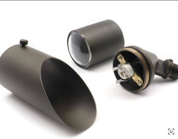 Foco estaca Apex 7W Bronce IP65 12V Con Ampolleta - Imagen 3